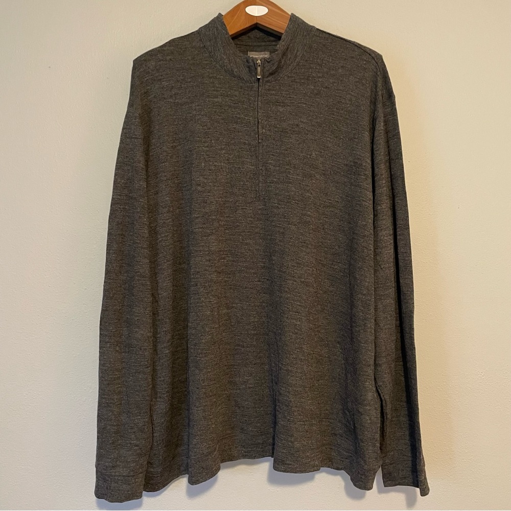 Ashworth 1/4 Zip Wool Modal Golf Sweater